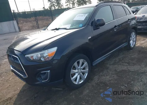 2014 Mitsubishi Outlander Sport Se from USA, damaged, VIN 4A4AR4AU5EE023327